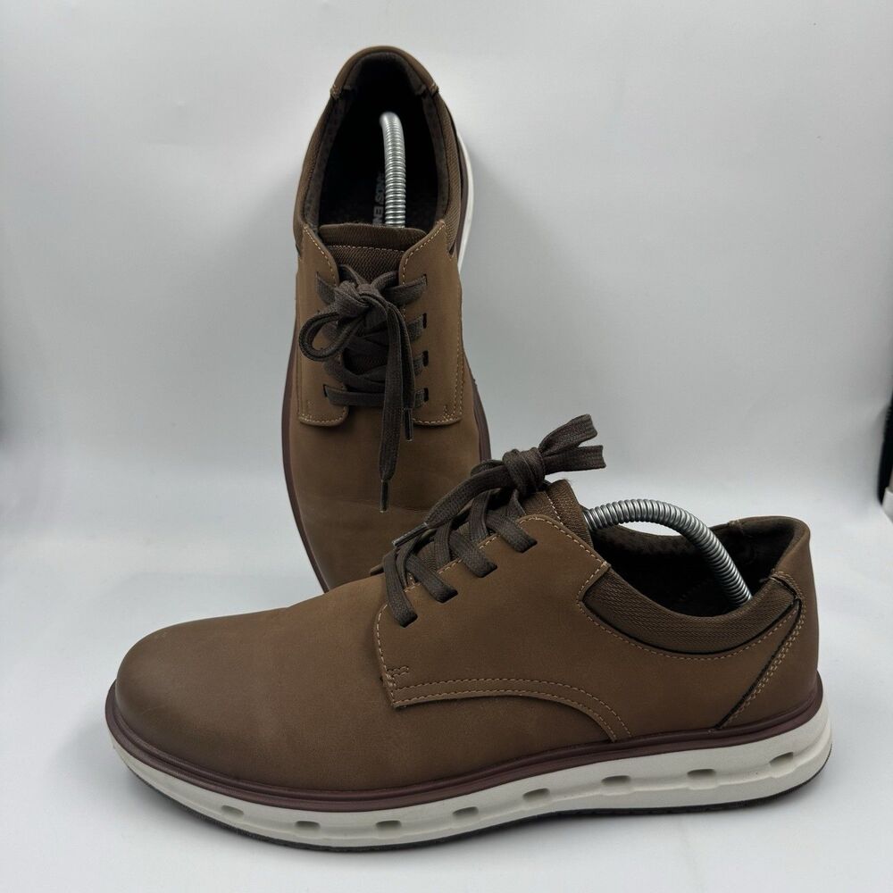 Lands’ Ends Men’s Brown Dress Casual Lace Up Oxford Formal Comfortable Shoes 9.5